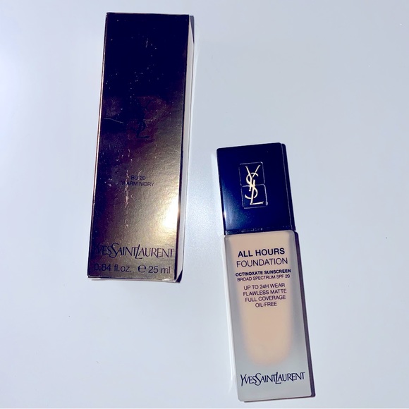 YSL
All Hours Luminous Matte Foundation 24H Longwear SPF 30 w/ Hyaluronic Acid - Picture 1 of 1